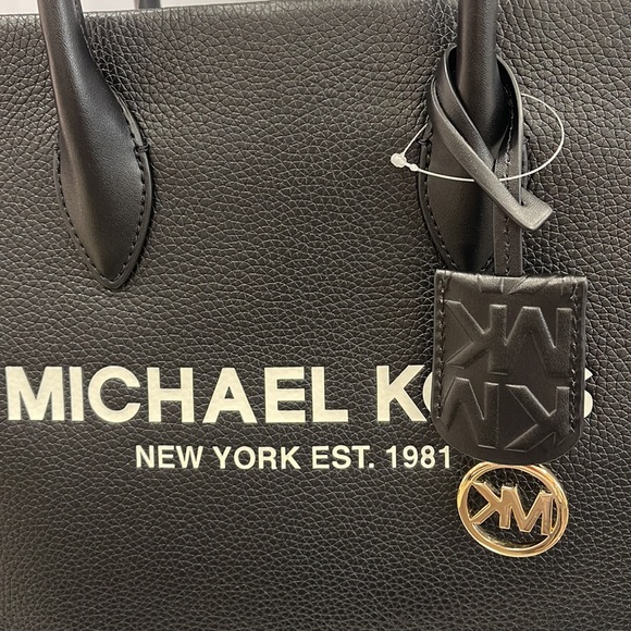KorsMichael Kors Medium Mirella 35S2G7ZT7L Tote Bag In Black NWT - Picture 3 of 16